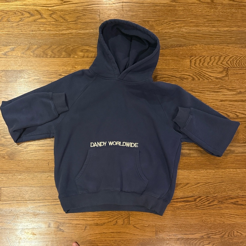 "Words of Affirmation" Oversized Lux Hoodie in Blue Unisex